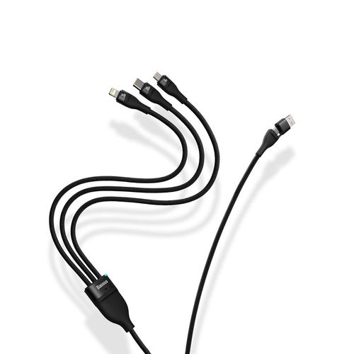 kabel przewód 4w1 usb+usb-c do usb-c / iphone lightning / micro usb na Arena.pl