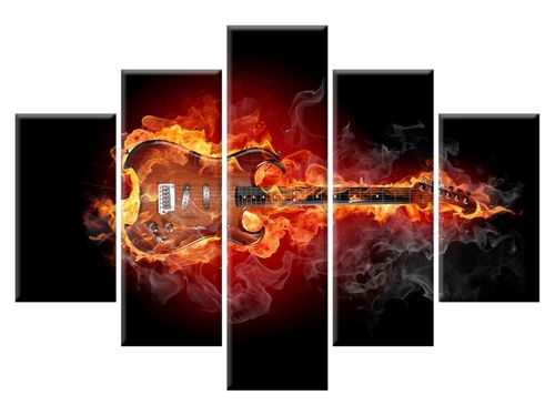 Płonąca gitara 5H 150x105 producent GRATISY na Arena.pl