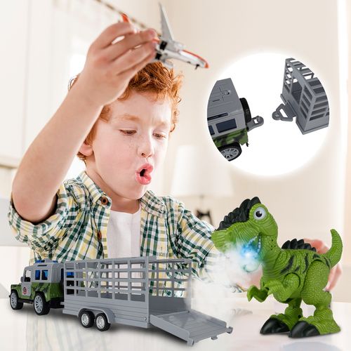 Auto z Napędem JEEP z Przyczepką i Dinozaurem na Arena.pl