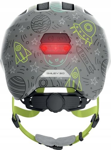 Kask rowerowy Abus Smiley 3.0 LED grey space na Arena.pl