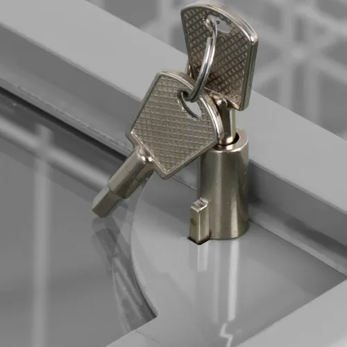 Zamrażarka skrzyniowa przeszklona z zamkiem do mrożonek lodów 360 l 297 W na Arena.pl