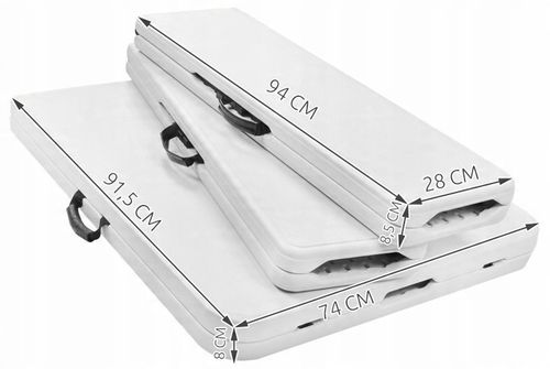 STÓŁ ROZKŁADANY + 2 ŁAWKI ZESTAW CATERINGOWY 180 cm SKŁADANY W WALIZKĘ XXL na Arena.pl