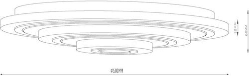 Plafon FLAT CIRCLE L-XX-13 - Zuma Line na Arena.pl