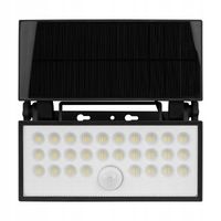Lampa zewnętrzna naświetlacz solarny LED 8W z czujnikiem czarna 4000K DPM