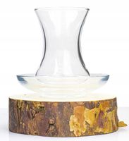 Tureckie szklanki do herbaty Tulipan + spodki 6szt