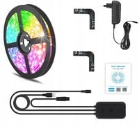 Taśma LED RGBIC PC Ambilight Synchronizacja ekranu