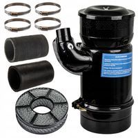 Filtr powietrza C-360 mokry + przewody gumowe i opaski ZESTAW