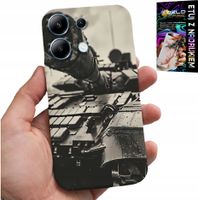 ETUI DO XIAOMI NOTE 14S - CZOŁG POJAZDY WOJSKOWE MILITARIA + SZKŁO