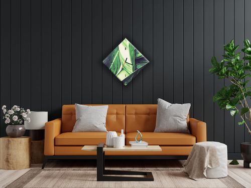 ZEGAR SZKLANY ROMB - Dżungla na Arena.pl