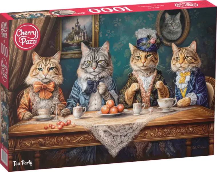 Puzzle 1000 elementów. Impreza herbaciana 30660 zdjęcie 1