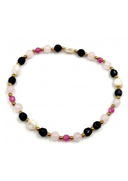 Bransoletka PINK KWARC 925 zdjęcie 1