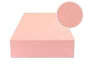 Prześcieradło Z Gumką 60X120 Jersey Jasny Róż