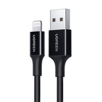 Kabel przewód USB-A - iPhone Lightning MFi 2.4A 2m - czarny