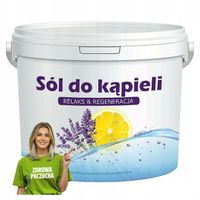 Sól do kąpieli z olejkami cytryna lawenda relaks odprężenie aromat 2,8kg