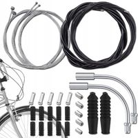 ZESTAW LINEK I PANCERZY DO PRZERZUTKI HAMULCA LINKI KOŃCÓWKI FAJKI OSŁONKI