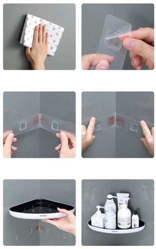 PÓŁKA ŁAZIENKOWA NAROŻNA POD PRYSZNIC ECOCO na Arena.pl