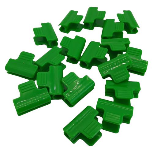 Zacisk klips do folii tunelowej zielony 18 sztuk na Arena.pl