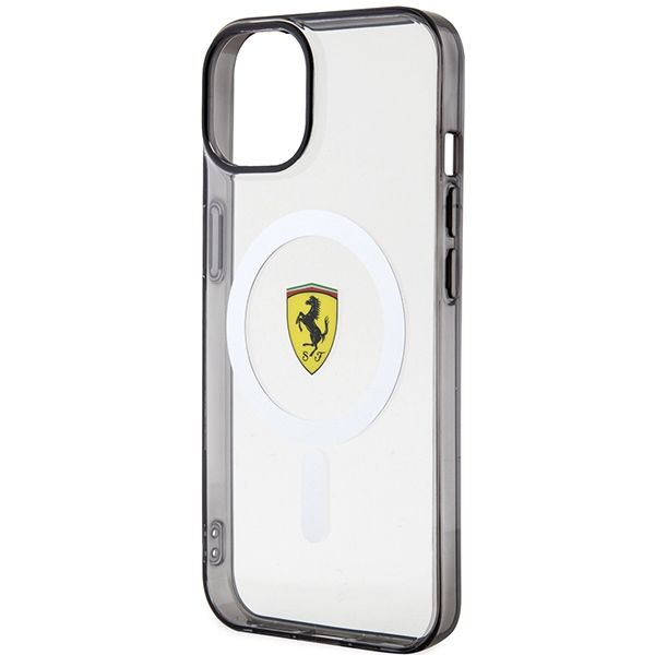 Etui Ferrari do iPhone 15, iPhone 14, iPhone 13, Przezroczysty MagSafe zdjęcie 6