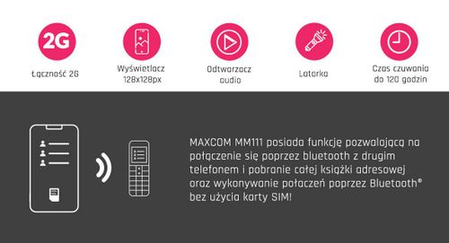 Telefon komórkowy Maxcom MM111 na Arena.pl