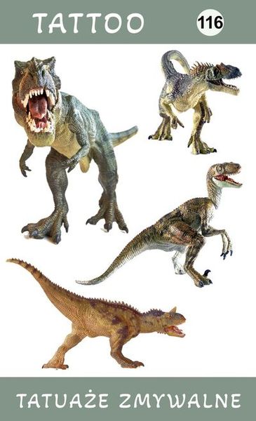Tatuaże zmywalne Dinozaury zdjęcie 1
