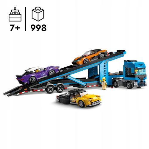 LEGO City Laweta z samochodami sportowymi 60408 na Arena.pl