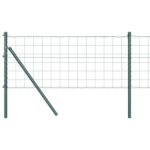 Ogrodzenie z słupkami Zielony 0.6 x 50 m Stal na Arena.pl