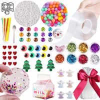 TAŚMA BĄBELKOWA ELASTYCZNA BUBBLE TAPE ZESTAW KREATYWNY BROKAT OCZKA DIY