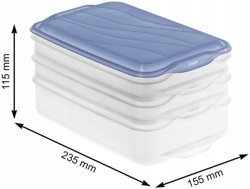 ROTHO POJEMNIK NA ŻYWNOŚĆ NA WĘDLINY SER PLASTIKOWY 3w1 2,85L RONDO na Arena.pl