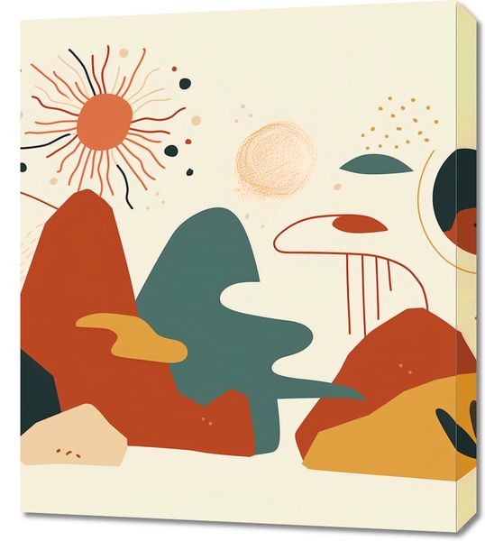 Obraz 60x70cm Kosmos Barw zdjęcie 1