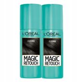 Loreal Magic Retouch Spray Do Włosów Retusz Odrostów Czerń Zestaw 2szt.