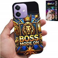 ETUI DO OPPO A60 5G - BOSS LEW Z KORONĄ NA TARCZY CASE + FOLIA