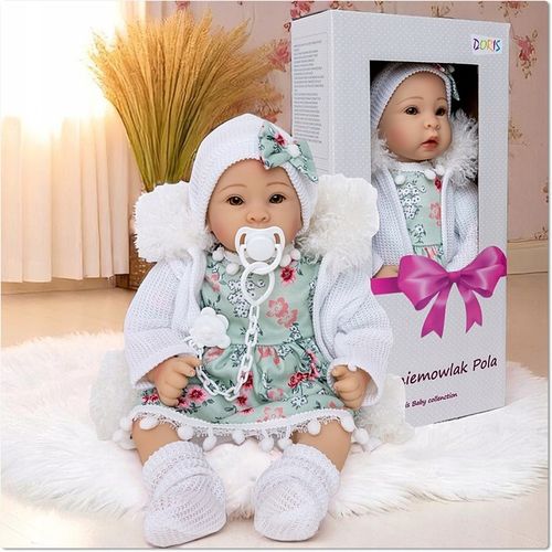 Lalka bobas interaktywna DUŻA REALISTYCZNA PACHNĄCA zestaw SMOCZEK PAMPERS na Arena.pl