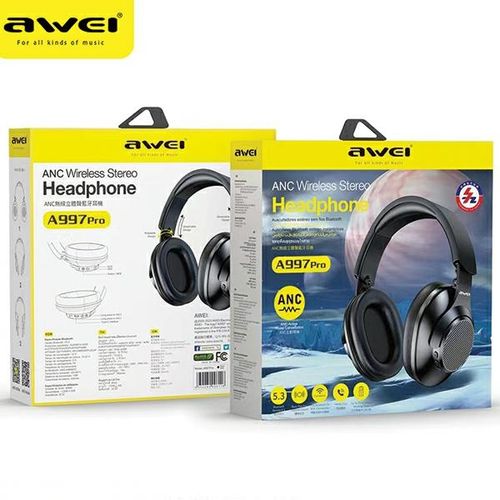 awei słuchawki nauszne a997 pro ancbluetooth czarny/black na Arena.pl