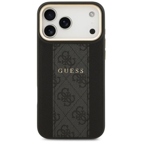Etui Guess 4G Stripe MagSafe do iPhone 17 Pro Max czarny na Arena.pl