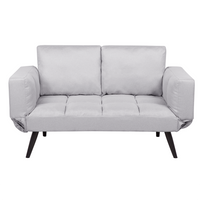 Sofa rozkładana jasnoszara BREKKE