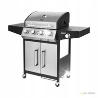 Grill gazowy ogrodowy Teesa BBQ 5007 MASTER 5 palników szafka na butlę 15kW