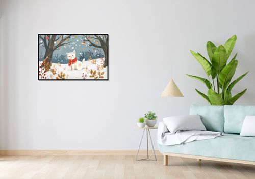 Plakat 91,5x60cm Śnieżny Kompan na Arena.pl