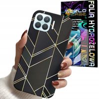 ETUI CASE DO OPPO RENO 4 LITE - MARMUREK GEOMETRYCZNE WZORY KOBIET + FOLIA