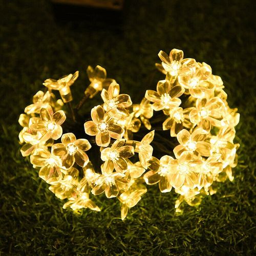 GIRLANDA SOLARNA LAMPA OGRODOWA 40LED KWIATKI 6.3M na Arena.pl