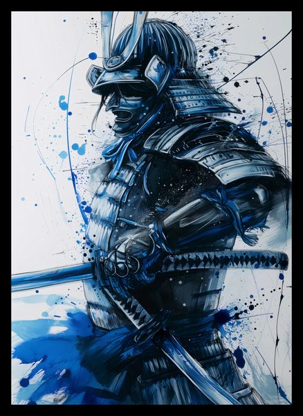Plakat 25x35cm Samuraj w Błękicie zdjęcie 2