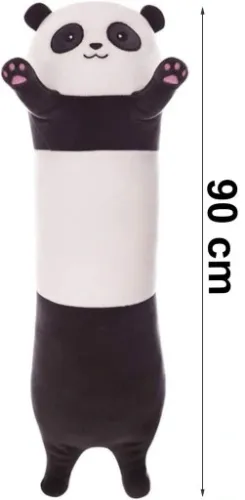 MASKOTKA PLUSZAK PODUSZKA 90 cm DŁUGA PANDA MIŚ na Arena.pl
