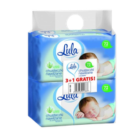 LULA Chusteczki nawilżane z ALOESEM 72szt.