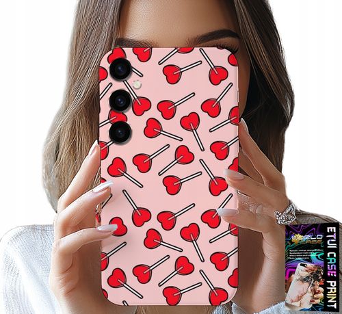 ETUI DO SAMSUNG GALAXY S24 PLUS - KOBIECE, MODNE WZORY LIZAKI W SERCA CASE na Arena.pl