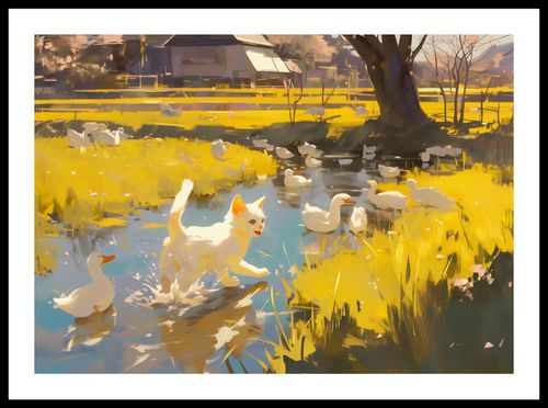 Plakat 59,4x42cm Słońce na Wsi na Arena.pl