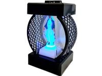 ZNICZ LAMPION KOŁO RTN GŁADKI CZARNY+FIGURKA LED