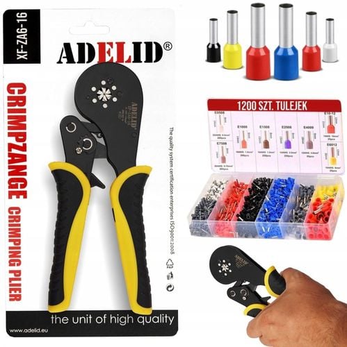 ZACISKARKA PRASKA DO TULEJEK KONEKTORÓW KABLI SZEŚCIOKĄTNA 0,08-16 na Arena.pl