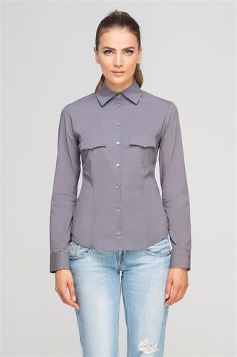 Bluzka w koszulowym stylu M (38) na Arena.pl