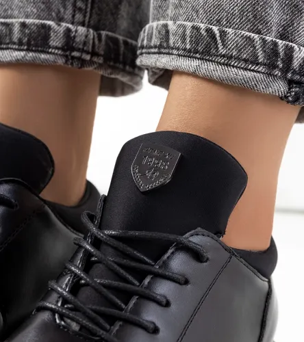 Czarne sneakersy Hollin 41 na Arena.pl