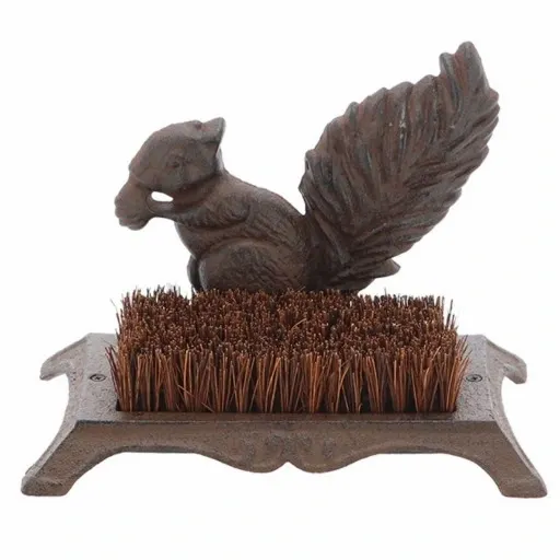 Skrobaczka do butów Wiewiórka żeliwna Esschert Design Czyścibut pod Drzwi zdjęcie 7