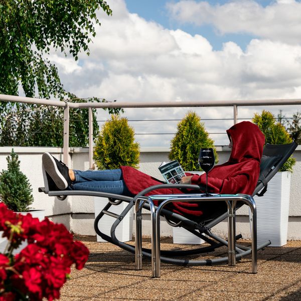 Bluzair - Bluza koc - Bordowy zdjęcie 12